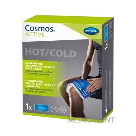 Cosmos Active Opakovane použiteľný gélový vankúšik hot/cold 12 x 29 cm 1 ks