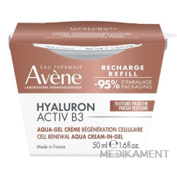 AVENE HYALURON ACTIV B3 Aqua gel krém pre obnovu buniek náhradná náplň 50 ml