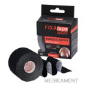FIXAtape tejpovacia páska SPORT kinesiologická elastická čierna 5 cm x 5 m 1 ks