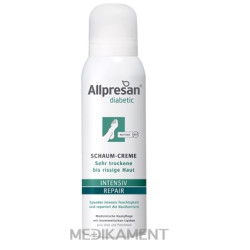 Allpresan diabetic Intensive Repair krémová pena na suchú až popraskanú pokožku 125 ml
