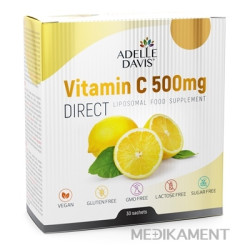 Adelle Davis Vitamin C 500 mg DIRECT prášok vo vrecúškach lipozomálny 30 ks