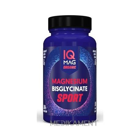 IQ MAG ORGANIC SPORT Organický HORČÍK + Vitamín B6 kapsuly 90 ks