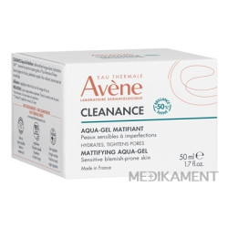 AVENE CLEANANCE Zmatňujúci AQUA-GÉL citlivá pleť so sklonom k nedokonalostiam 50 ml