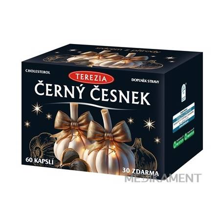 TEREZIA ČIERNY CESNAK Vianočné balenie 2024 cps 60+30 zadarmo (90 ks)