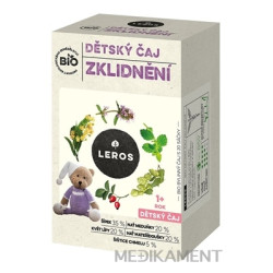 LEROS BIO DETSKY ČAJ UPOKOJENIE bylinný čaj vrecúška (od 1+ roka) 20 x 1,8 g 
