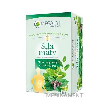 MEGAFYT Sila mäty bylinný čaj vrecúška 20 x 1,5 g 