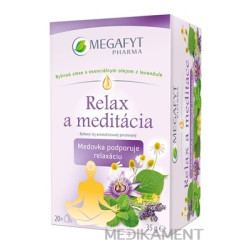 MEGAFYT Relax a meditácia bylinný čaj vrecúška 20 x 1,75 g 