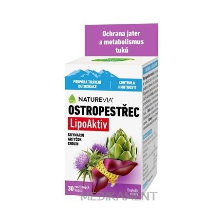 NATUREVIA PESTREC LipoAktiv kapsuly 30 ks