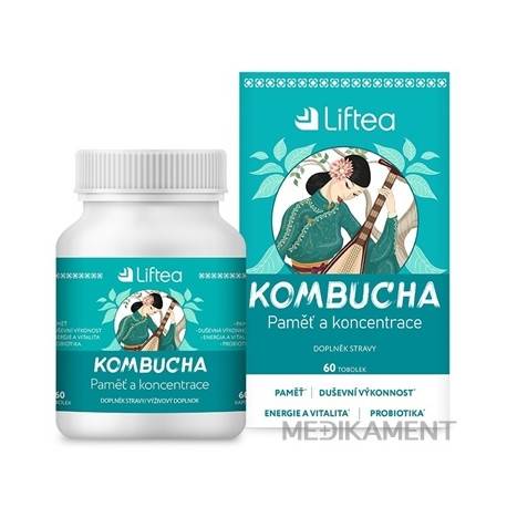 Liftea KOMBUCHA Pamäť a koncentrácia kapsuly 60 ks