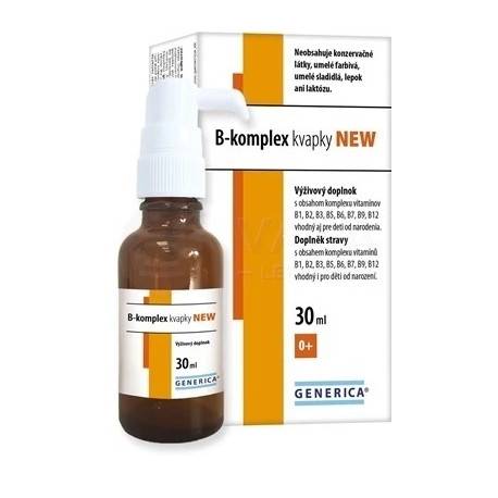 GENERICA B-komplex new (od narodenia) kvapky 30 ml
