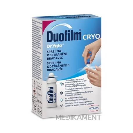 Duofilm CRYO Dr.Yglo sprej na odstránenie bradavíc 50 ml