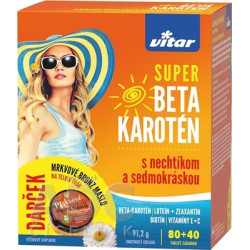 VITAR SUPER BETAKAROTÉN + darček tablety 120 ks
