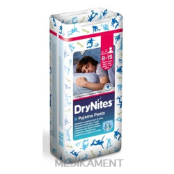 HUGGIES DryNites L pre chlapcov 8-15 rokov plienkové nohavičky 27 - 57 kg 9 ks