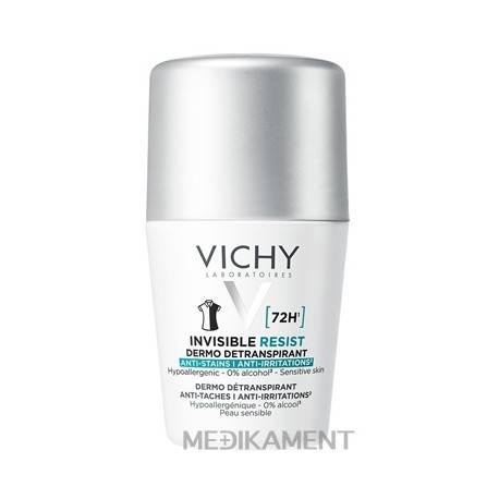 VICHY INVISIBLE RESIST DETRANSPIRANT 72H detranspirant proti zápachu roll-on 50 ml