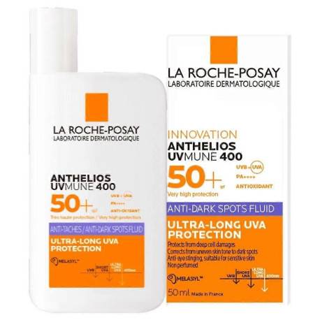 LA ROCHE-POSAY Anthelios UVMUNE 400 Fluid proti tmavým škvrnám SPF 50+ 50 ml