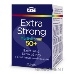 GS Extra Strong Multivitamín 50+ (inov.2023) tablety 30 ks