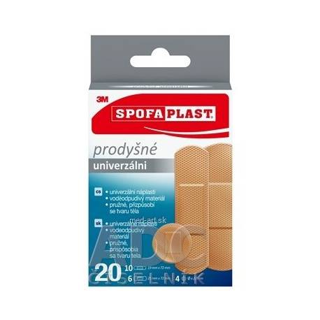 3M SPOFAPLAST Náplasť UNIVERZÁLNA mix veľkostí 20 ks