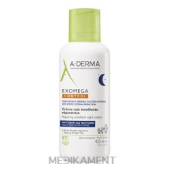 A-DERMA EXOMEGA CONTROL Nočný krém regeneračný emolienčný 400 ml