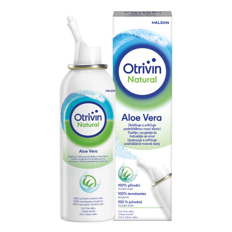 Otrivin Natural Aloe Vera nosový sprej s obsahom morskej vody 100 ml