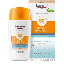 Eucerin SUN Ultra ľahký FLUID SPF 50+ svetlý, na tvár, na opaľovanie 50 ml