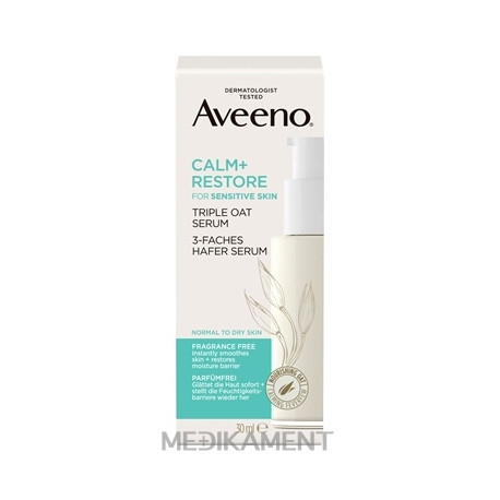 Aveeno CALM+RESTORE Triple oat serum pleťové sérum 30 ml
