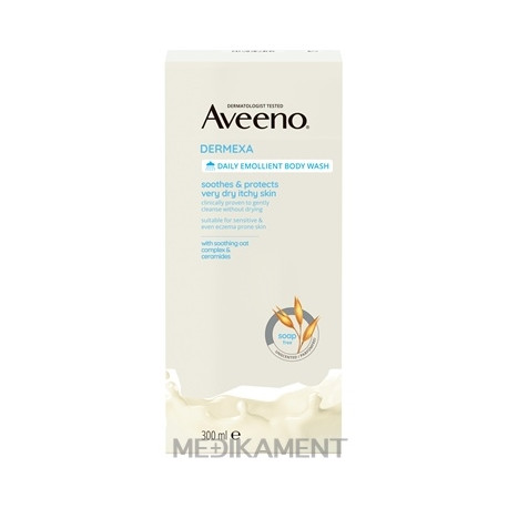 Aveeno DERMEXA Daily emollient body wash emolienčný sprchovací gél 300 ml
