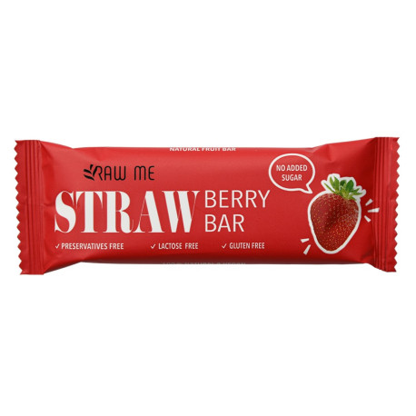 RAW ME STRAWBERRY - Jahodová tyčinka 42 g