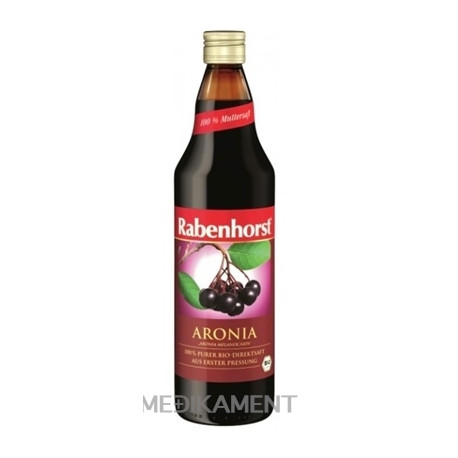 Rabenhorst Arónia 100% šťava Bio 750 ml