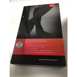 mediven active for men lýtkové pančuchy veľkosť 7 krátke čierne 1 pár