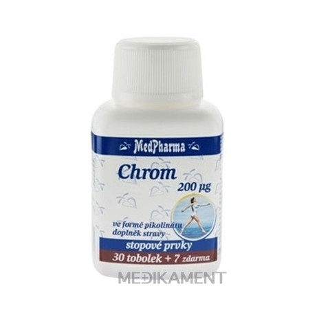 MedPharma CHROM PIKOLINAT 200 MCG kapsuly 37 ks 