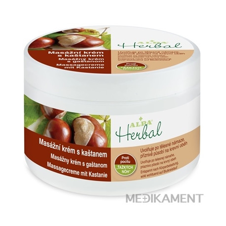 ALPA Herbal Masážny krém s gaštanom 250 ml
