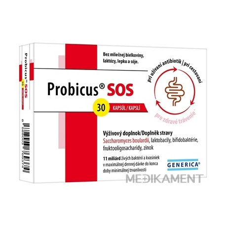 GENERICA Probicus SOS kapsuly 30 ks