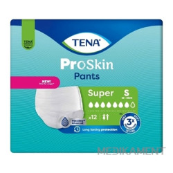 TENA Pants Super S naťahovacie inkontinenčné nohavičky 12 ks