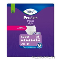 TENA Pants Night Super M naťahovacie inkontinenčné nohavičky na noc 10 ks