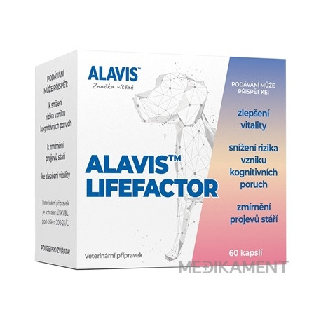 ALAVIS LIFEFACTOR kapsule pre psy 60 ks