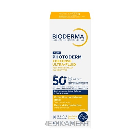 BIODERMA Photoderm XDefense Ultra fluid SPF 50+ netónovaný 40 ml