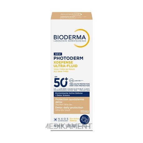BIODERMA Photoderm XDefense Ultra fluid SPF 50+ svetlý 40 ml