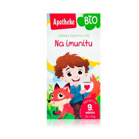 APOTHEKE BIO DETSKÝ BYLINNÝ ČAJ Na imunitu vrecúška vrecúška 20 x 1,5 g