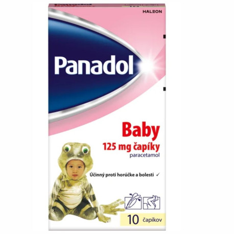 Panadol BABY čapíky 125 mg 10 ks