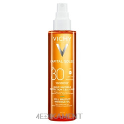 VICHY CAPITAL SOLEIL INVISIBLE OIL SPF30 neviditeľný opaľovací olej 200 ml 