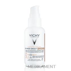 VICHY CAPITAL SOLEIL UV-AGE DAILY PIGMENT MEDIUM SPF50+ stredne tónovaný denný fluid 40 ml