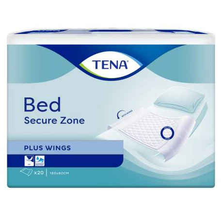 TENA Bed Plus Wings absorpčné podložky 180 x 80 cm 20 ks