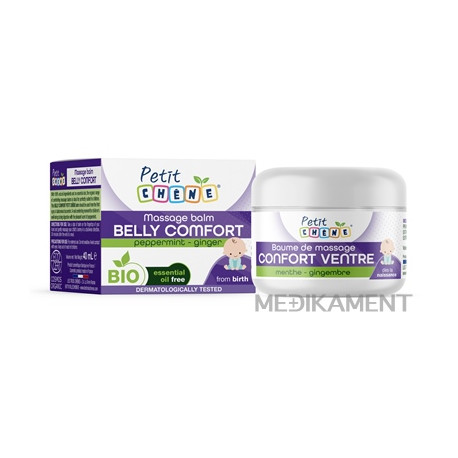 Petit CHENE BELLY COMFORT masážny balzam mäta zázvor 40 ml