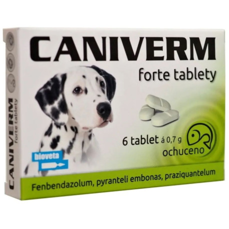 CANIVERM FORTE 700 mg tablety 100 ks