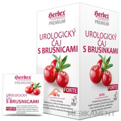 HERBEX Premium UROLOGICKÝ ČAJ s brusnicami FORTE 20x1,5 g ( 30 g)