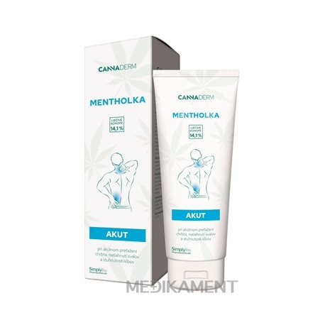 Cannaderm MENTHOLKA AKUT chladivá masážna emulzia 125 ml