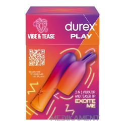 DUREX PLAY VIBE & TEASE vibrátor 2v1 so stimulačnou špičkou 1 ks