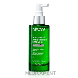 VICHY DERCOS ANTI-DANDRUFF SERUM 10 ošetrujúce sérum na pokožku hlavy proti lupinám 90 m