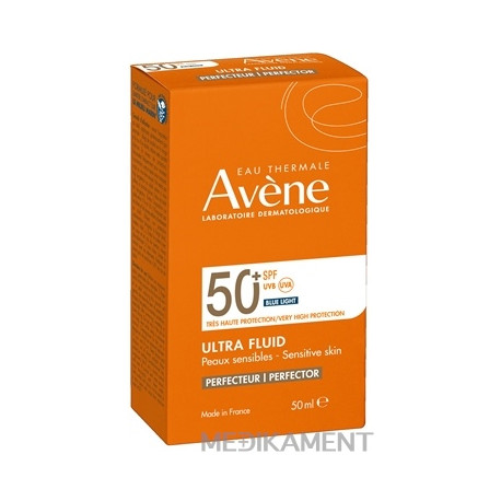 AVENE SUN ULTRA FLUID PERFECTOR SPF 50+ citlivá pleť 50 ml