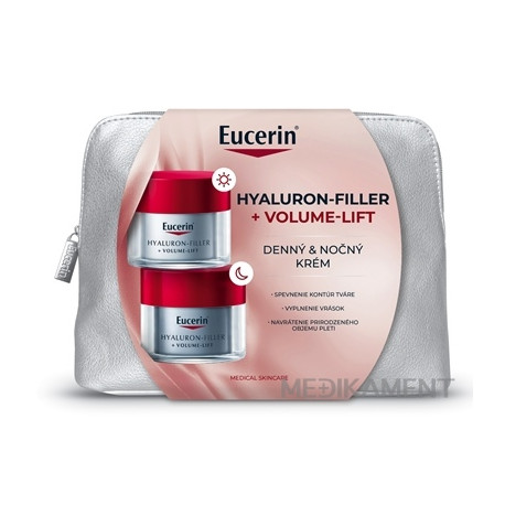 Eucerin Kazeta VOLUME-FILLER+VOLUME-LIFT denný krém 50 ml + nočný krém 50 ml